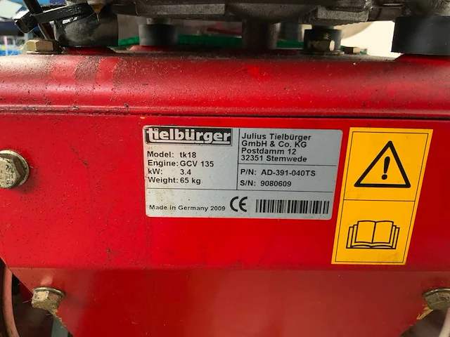 2009 tielburger tk18 zelfrijdende veegmachine - afbeelding 5 van  6
