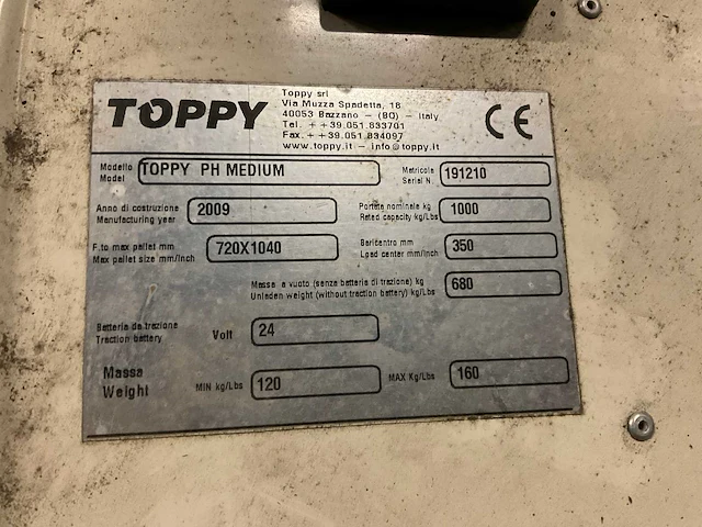 2009 toppy ph medium mobiele kantelaar - afbeelding 5 van  5