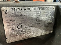 2009 toyota 7fbmf16 vorkheftruck - afbeelding 4 van  12