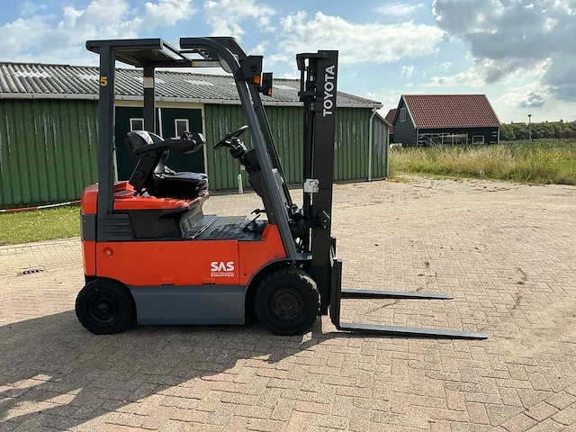 2009 toyota 7fbmf16 vorkheftruck - afbeelding 13 van  17