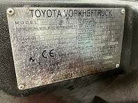 2009 toyota 7fbmf16 vorkheftruck - afbeelding 9 van  17