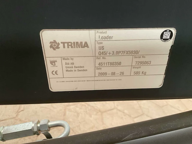 2009 trima 3.0p voorlader - afbeelding 8 van  8