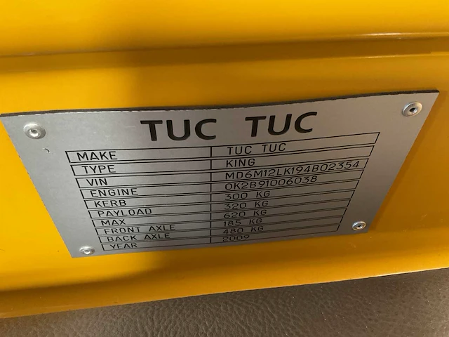 2009 tuc tuc king voertuig - afbeelding 18 van  25
