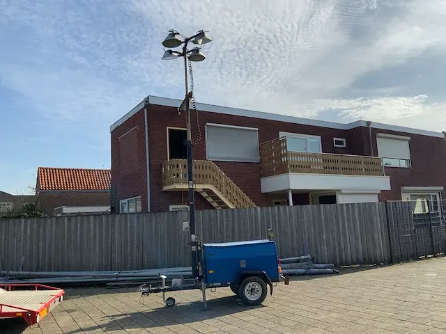 2009 verdegro lmw lichtmast aggregaat aanhangwagen - afbeelding 6 van  17
