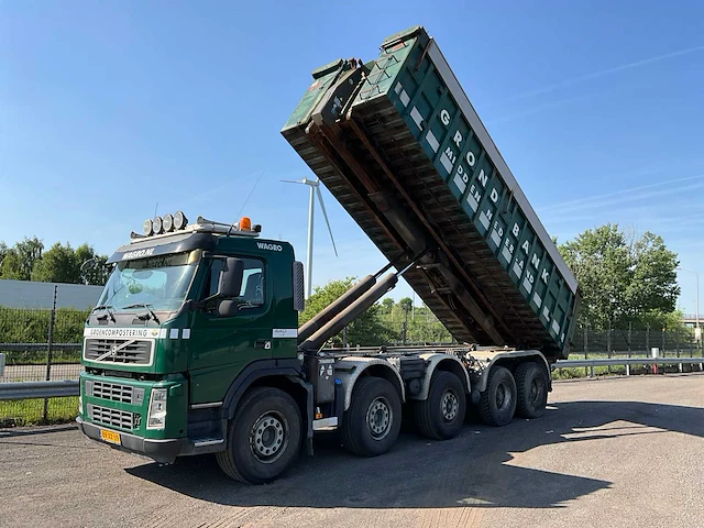 2009 volvo fm440 10x4 euro5 haakarmvrachtwagen met container - afbeelding 12 van  55