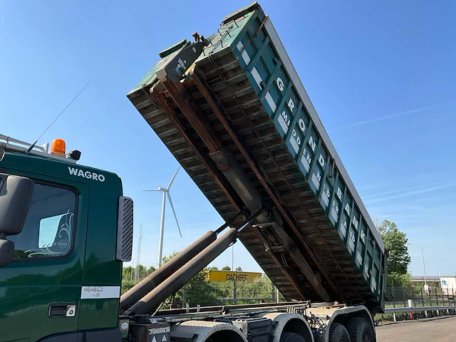 2009 volvo fm440 10x4 euro5 haakarmvrachtwagen met container - afbeelding 28 van  55
