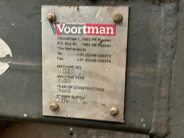 2009 voortman v630 cnc-profielboormachine - afbeelding 16 van  29