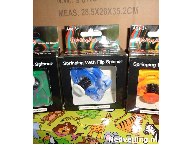 200x jumping spinner assorti kleuren - afbeelding 1 van  3