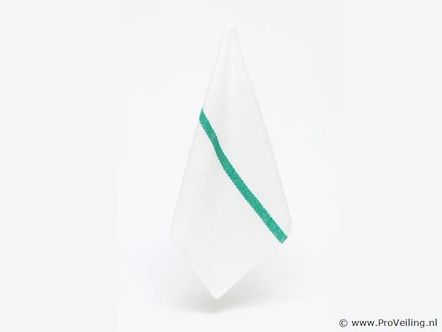 200x keuken/vaatdoek - white/green - afbeelding 2 van  2
