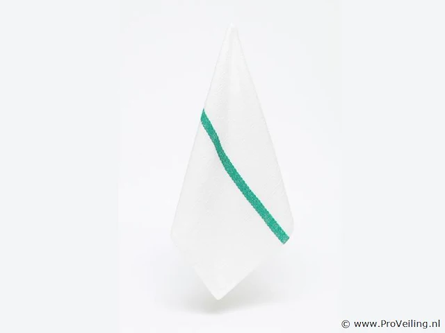 200x keuken/vaatdoek - white/green - afbeelding 2 van  2