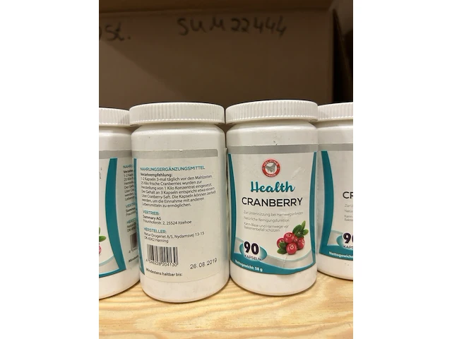 200x verpakking health cranberry vitamines - afbeelding 2 van  4