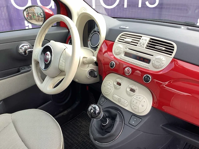2010 - fiat - 500 - 1.2 lounge - personenauto - afbeelding 11 van  13