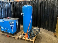 2010 abac b4900 zuigercompressor met buffertank - afbeelding 2 van  13