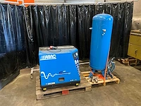 2010 abac b4900 zuigercompressor met buffertank - afbeelding 1 van  13
