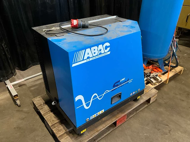2010 abac b4900 zuigercompressor met buffertank - afbeelding 8 van  13