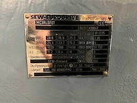 2010 abb / sew-eurodrive elektromotor met vertragingskast - afbeelding 6 van  14