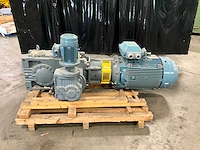 2010 abb / sew-eurodrive elektromotor met vertragingskast - afbeelding 7 van  14