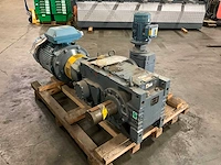 2010 abb / sew-eurodrive elektromotor met vertragingskast - afbeelding 10 van  14
