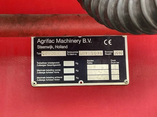 2010 agrifac condor zelfrijdende veldspuit (36m) - afbeelding 18 van  42