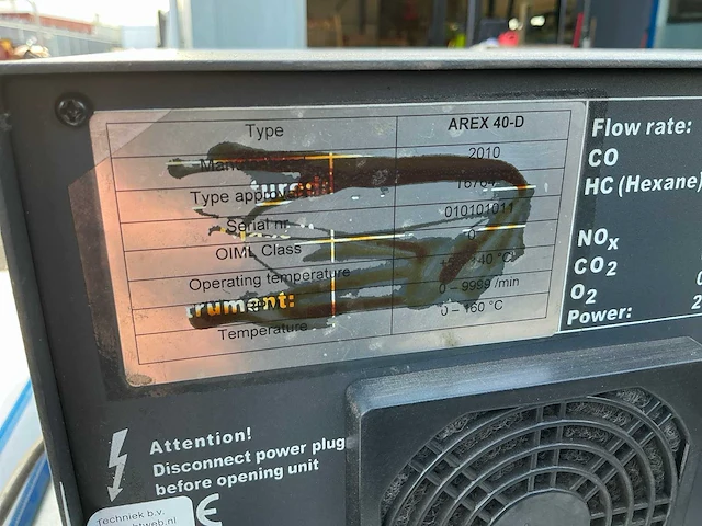 2010 arex 40-d uitlaatgastester - afbeelding 6 van  14