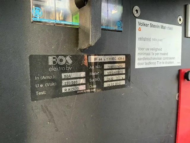 2010 bos electra megaebox bouwaansluitkast - afbeelding 10 van  10
