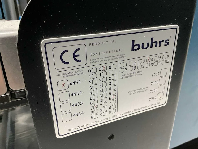 2010 buhrs 1000 folie verpakkingsmachine - afbeelding 13 van  57
