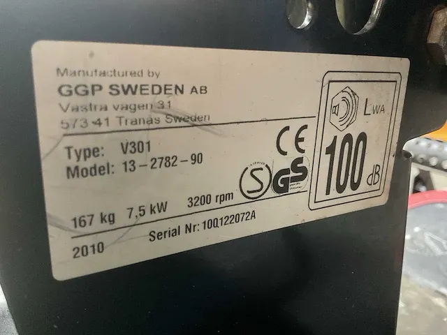 2010 castelgarden xm 140 hd zitmaaier - afbeelding 5 van  13