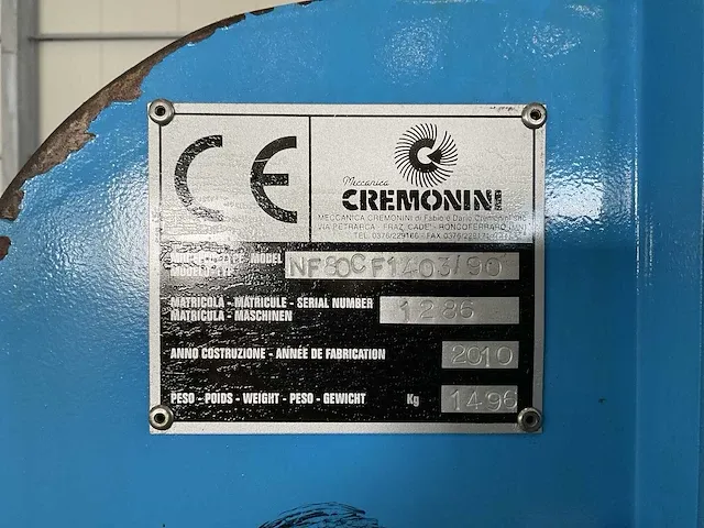 2010 cremonini nf80cf1403190 beregeningspomp - afbeelding 4 van  12