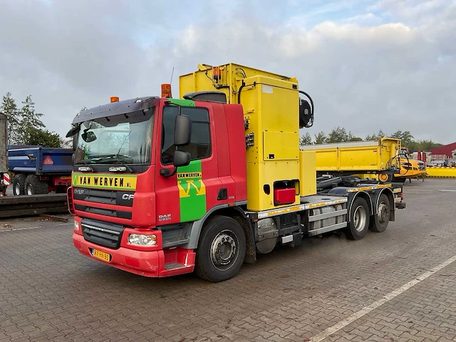 2010 daf cf 75.310 eev container vrachtwagen - afbeelding 1 van  34