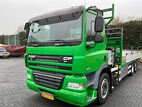 2010 daf cf85.360 vrachtwagen met hiab autolaadkraan - afbeelding 3 van  47