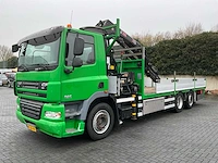 2010 daf cf85.360 vrachtwagen met hiab autolaadkraan - afbeelding 12 van  47