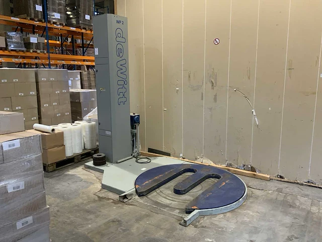 2010 dewitt wp2 (mh-fg-2000bw) palletfoliewikkelaar - afbeelding 1 van  10