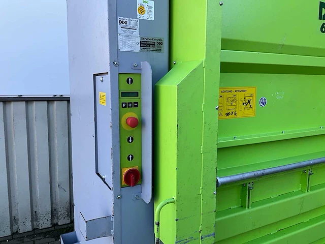 2010 dixi 60sh afvalpers / kartonpers verticale balenpers - afbeelding 24 van  24