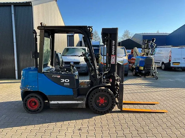 2010 doosan d30s-5 diesel vorkheftruck - afbeelding 29 van  33