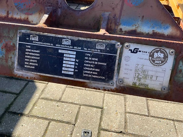 2010 echo 611.83a.099 vloerenklem - afbeelding 8 van  8