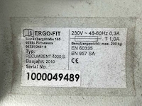 2010 ergo-fit 4000s recumbend home trainer - afbeelding 6 van  6