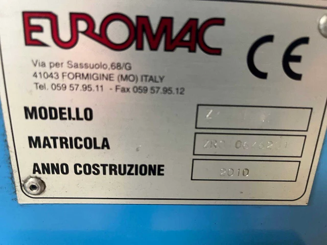 2010 euromac zx 1000/30 pons-nibbelmachine - afbeelding 5 van  7