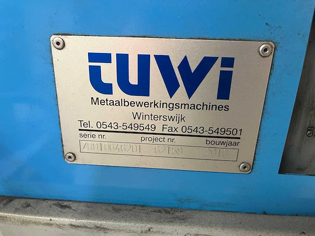 2010 euromac zx 1000/30 pons-nibbelmachine - afbeelding 7 van  7
