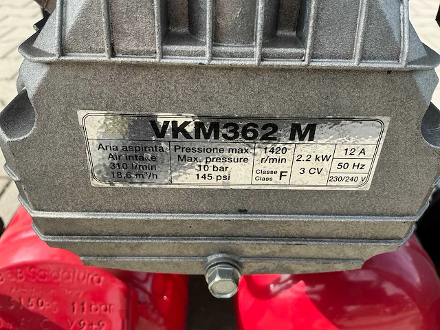 2010 fini vkm362-m luchtcompressor - afbeelding 3 van  11