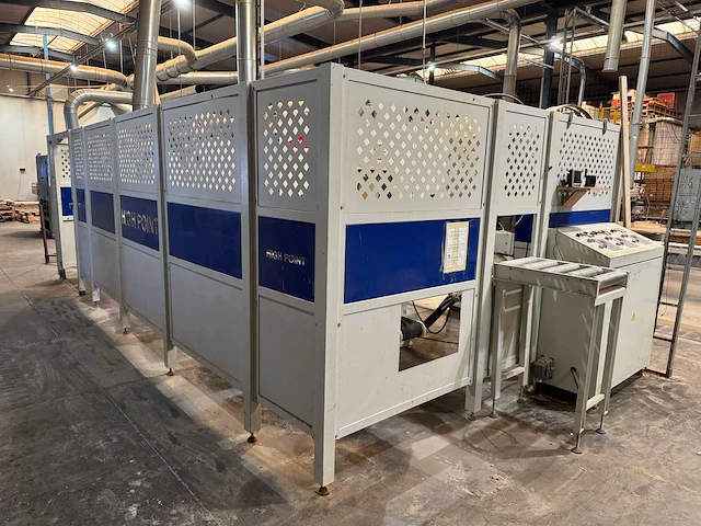 2010 high point hp 400-3 horizontale bandzaagmachine v.v. 3 zaagkoppen - afbeelding 12 van  24