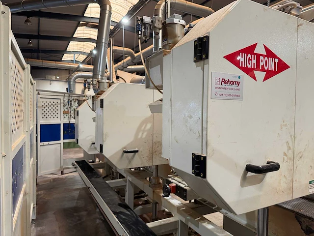 2010 high point hp 400-3 horizontale bandzaagmachine v.v. 3 zaagkoppen - afbeelding 18 van  24