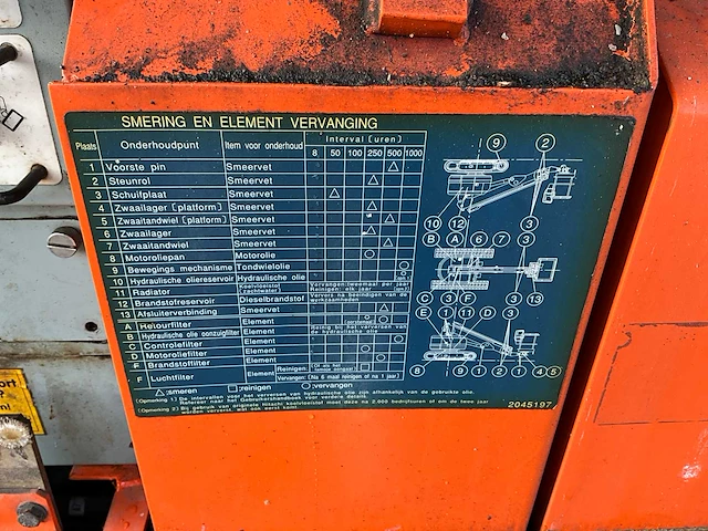 2010 hitachi hx 99 hoogwerker - afbeelding 7 van  16