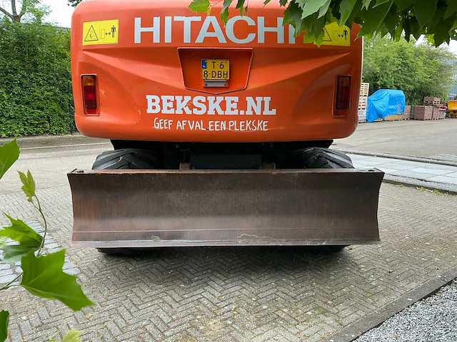 2010 hitachi zx140w-3 banden graafmachine - afbeelding 46 van  48