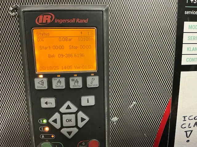 2010 ingersoll rand irn30k-cc schroefcompressor - afbeelding 5 van  18