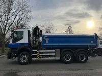 2010 iveco trakker 410 6x4 kipper met hmf bdv-100 kraan - afbeelding 21 van  27