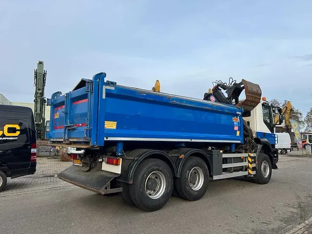 2010 iveco trakker 410 6x4 kipper met hmf bdv-100 kraan - afbeelding 24 van  27