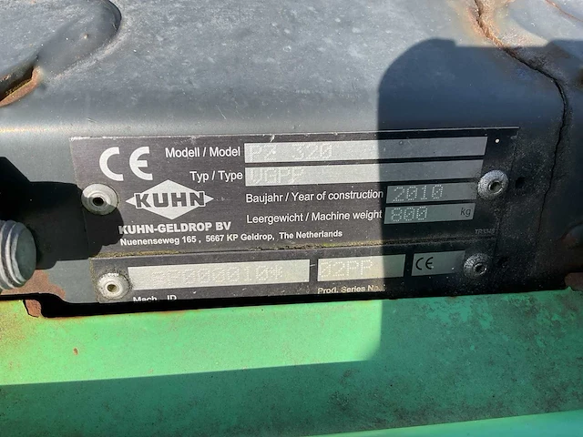 2010 kuhn vgpp pz320 cyclomaaier - afbeelding 7 van  10