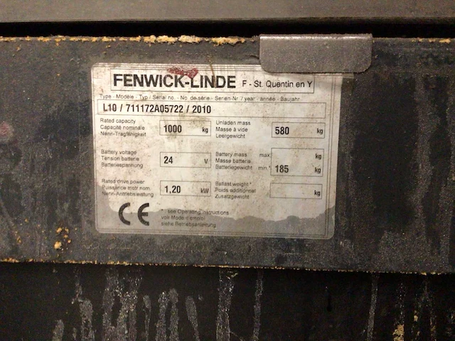 2010 linde l10 stapelaar - afbeelding 2 van  10
