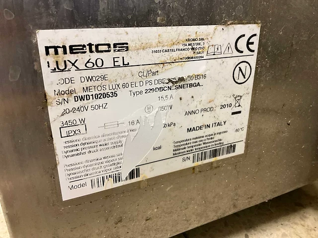 2010 metos dw029e vaatwasmachine - afbeelding 9 van  9