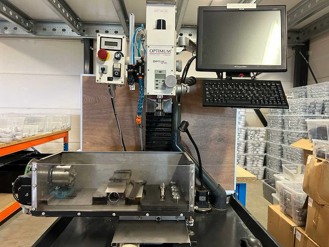 2010 optimum optimill bf 20 vario cnc boor-freesmachine - afbeelding 21 van  24